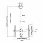 Aisens Soporte de Techo Giratorio CT70TSLE-033 Negro